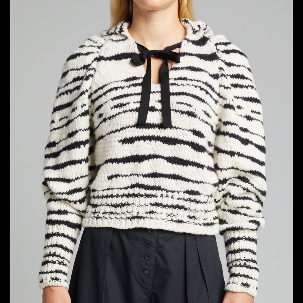 NWOT Ulla Johnson Nicola Striped Pullover, Size S